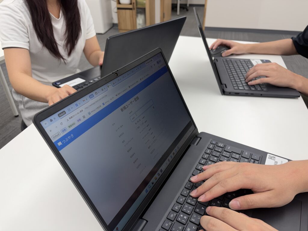 新入社員の社内研修がスタートしています